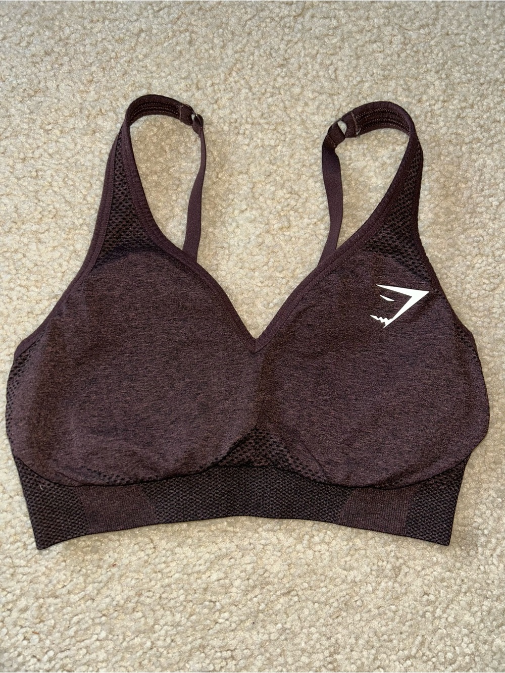 Gymshark Brown Light Support Sports Bra
